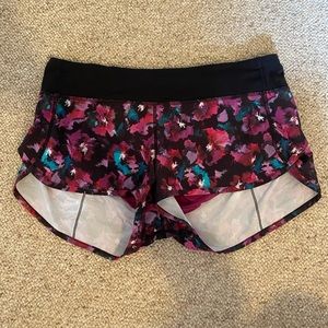 EUC Lululemon Speed Shorts